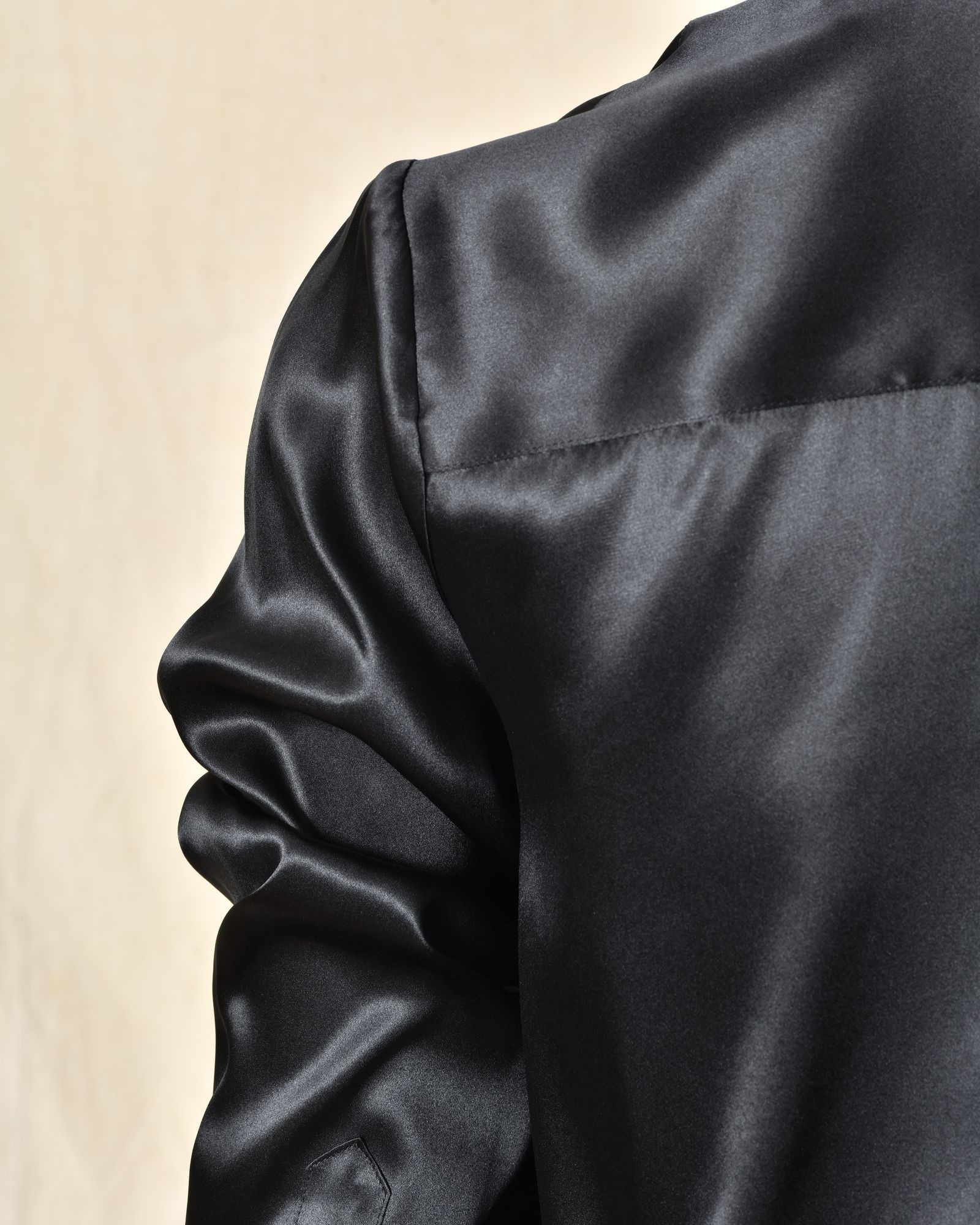 Chemise en soie noire Manuel Ritz