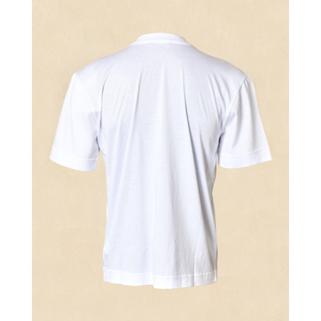 T-shirt col V blanc Outfit