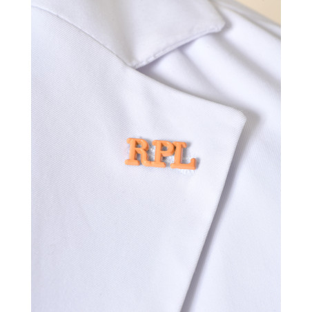 Veste blazer en coton blanc RPL