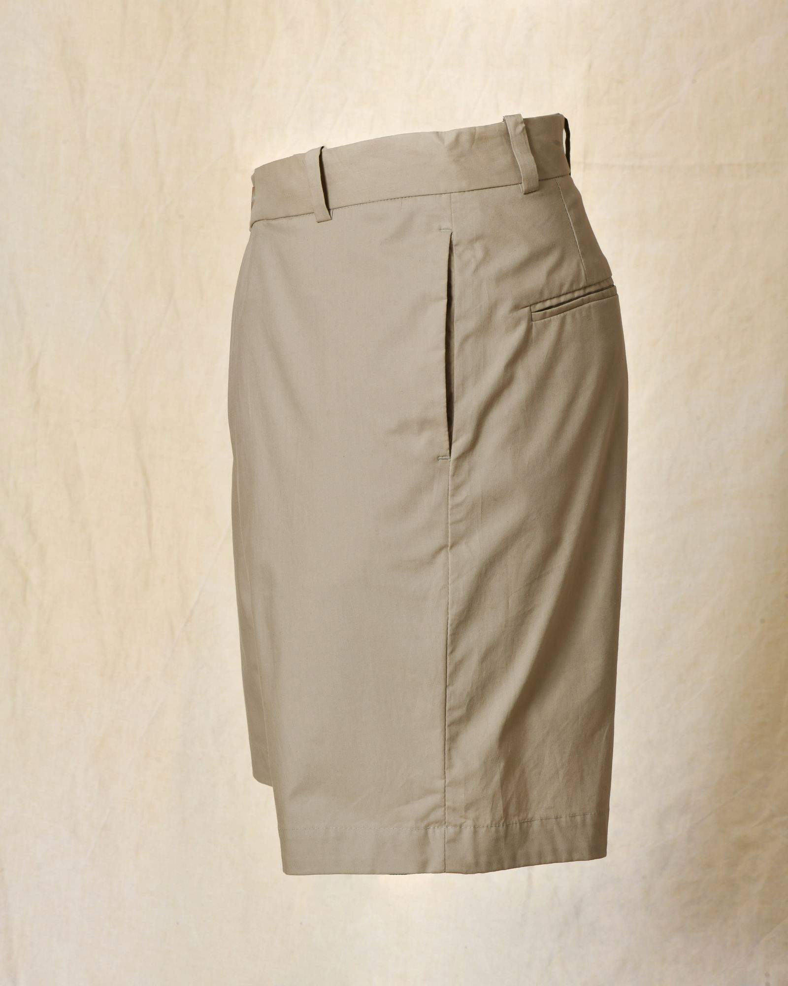 Short à fermeture asymétrique beige Ixos