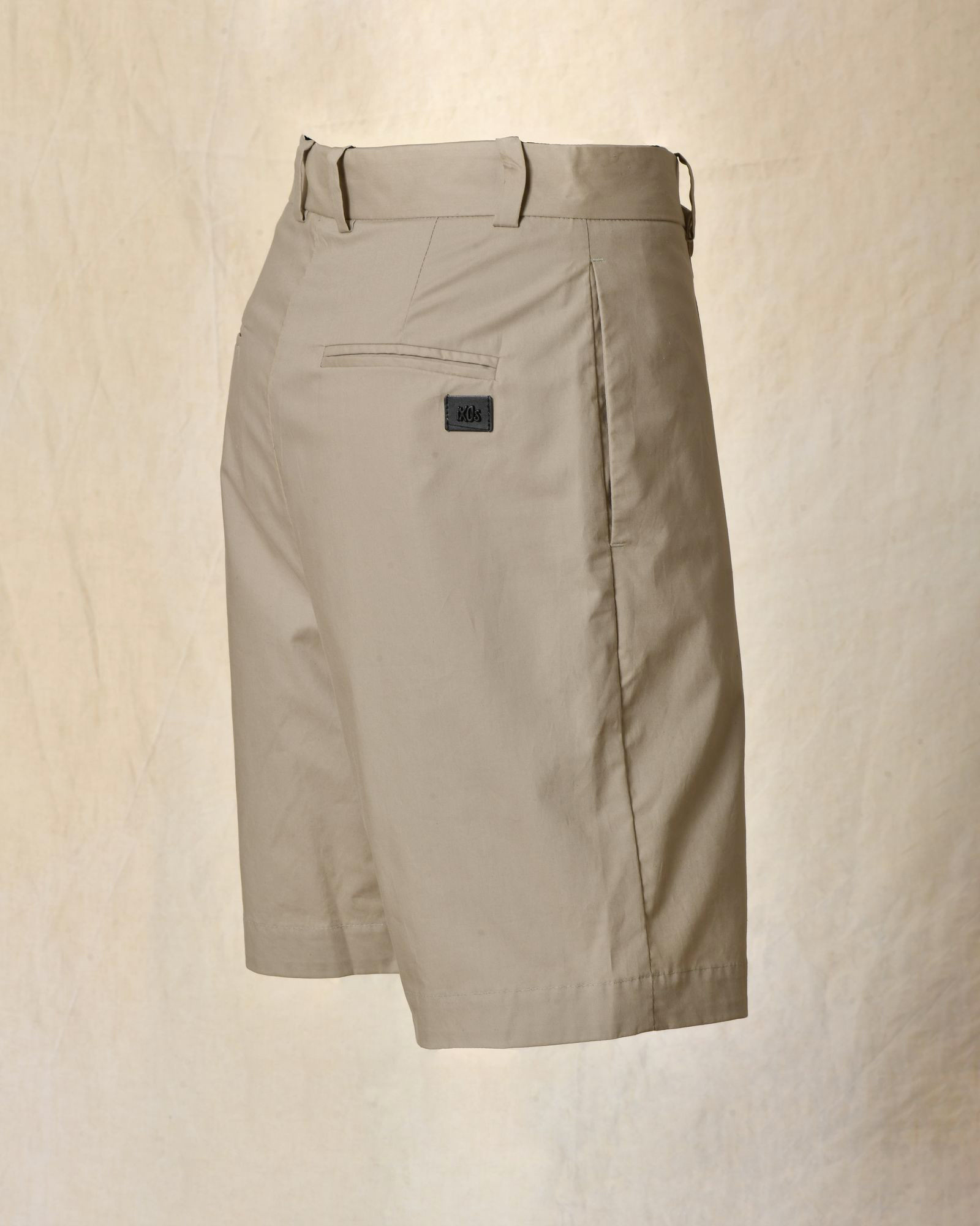 Short à fermeture asymétrique beige Ixos