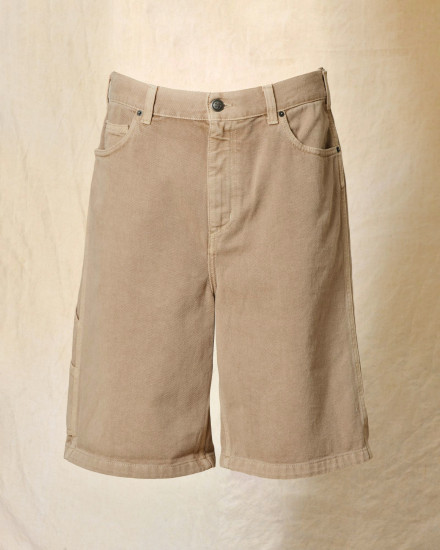 Short en jean beige Ixos