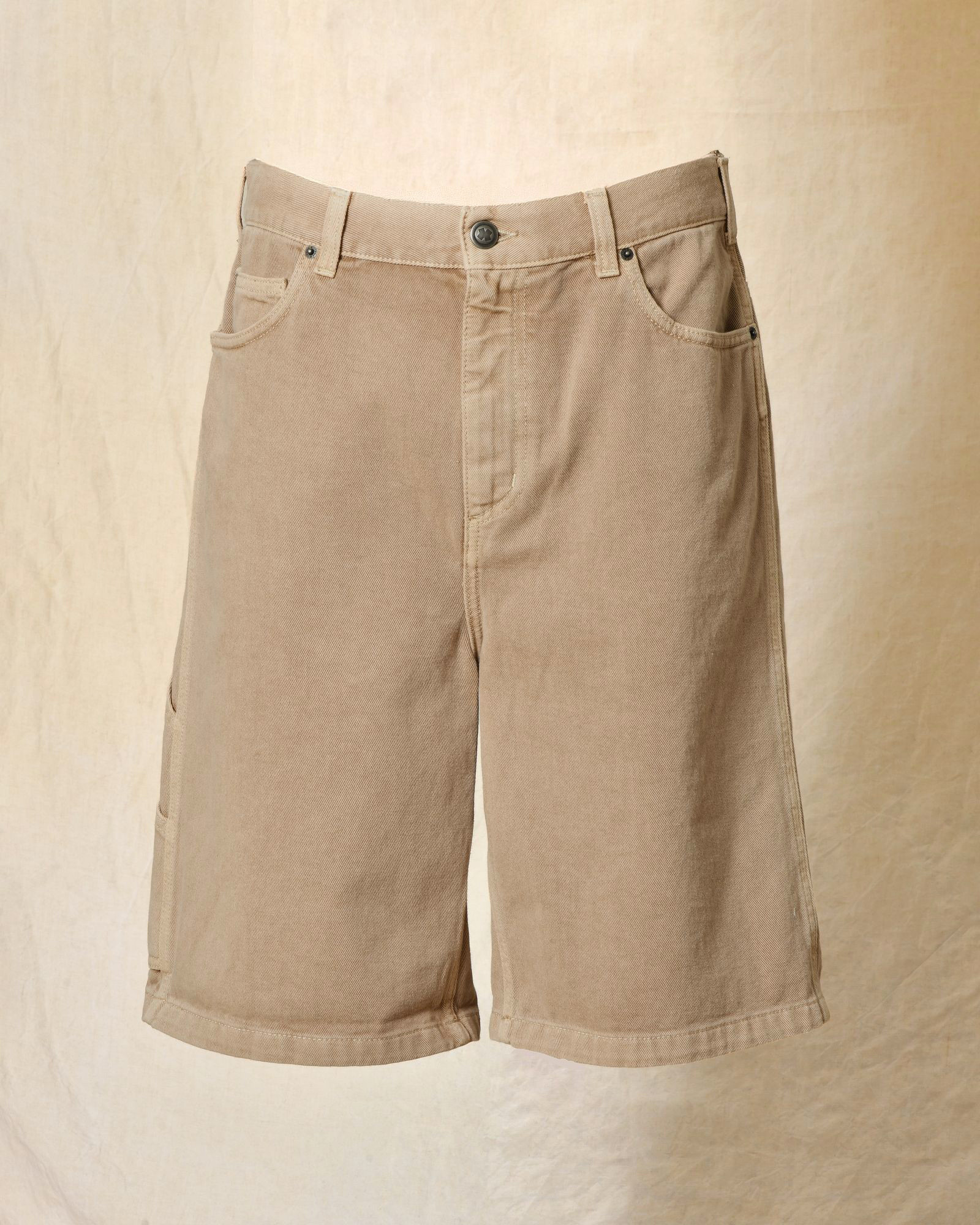 Short en jean beige Ixos