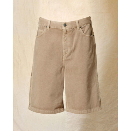 Short en jean beige Ixos