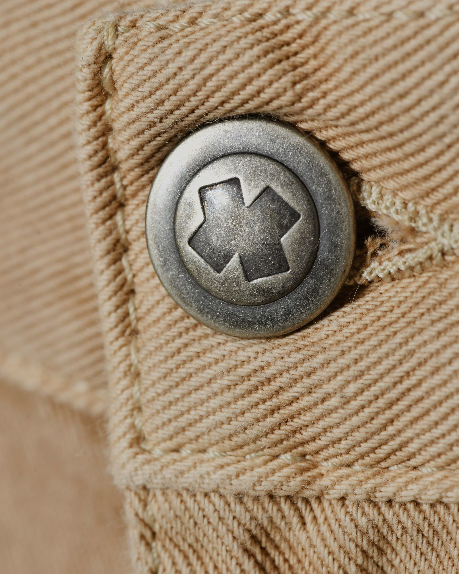 Short en jean beige Ixos