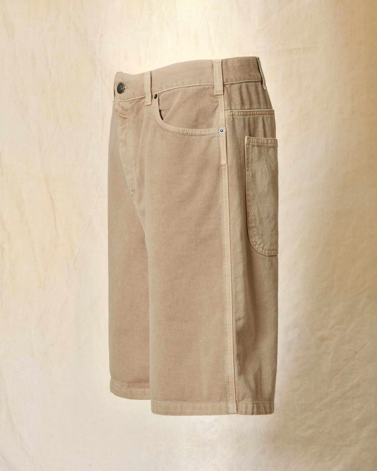 Short en jean beige Ixos