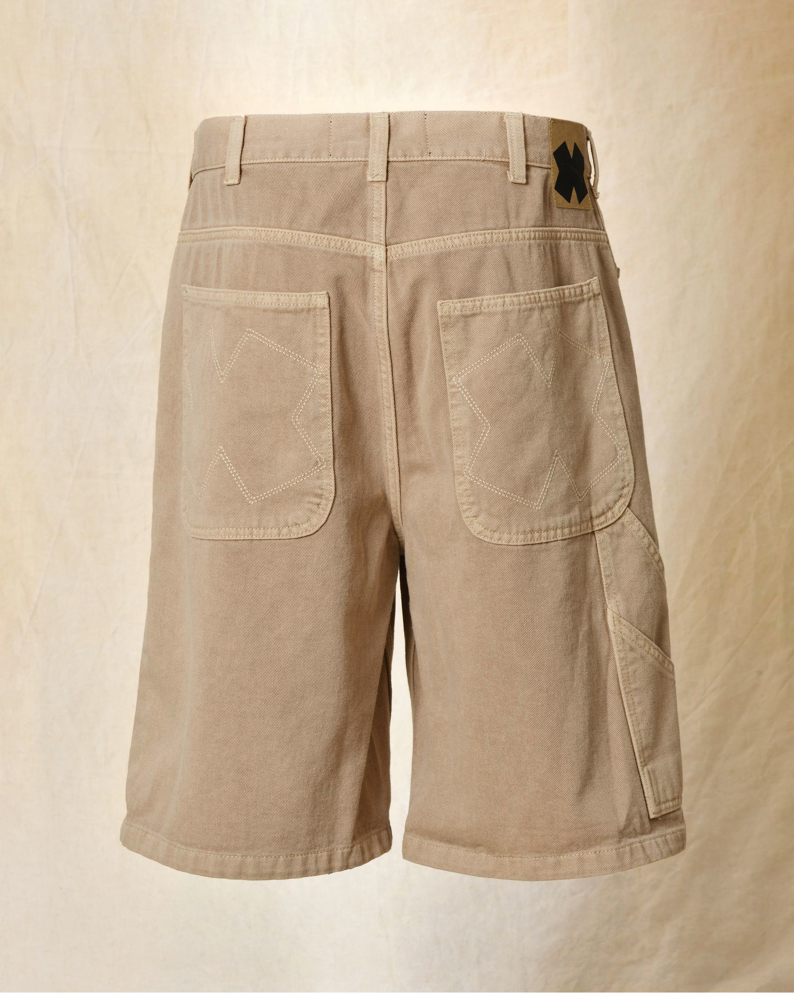 Short en jean beige Ixos