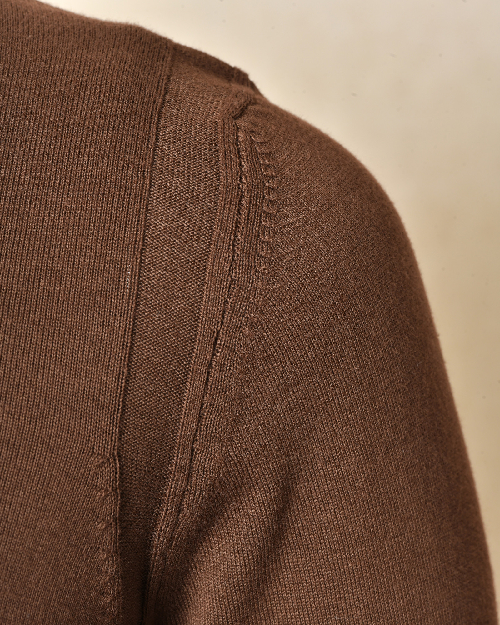 Cardigan en coton marron col V Outfit