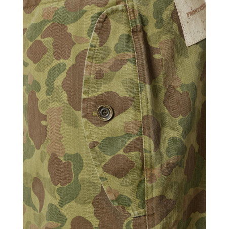 Short parachute à imprimé camouflage Front Street