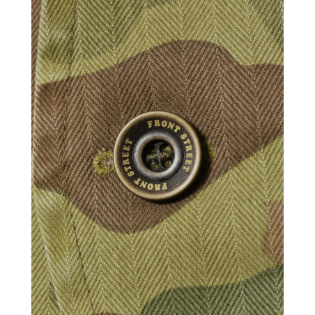 Short parachute à imprimé camouflage Front Street