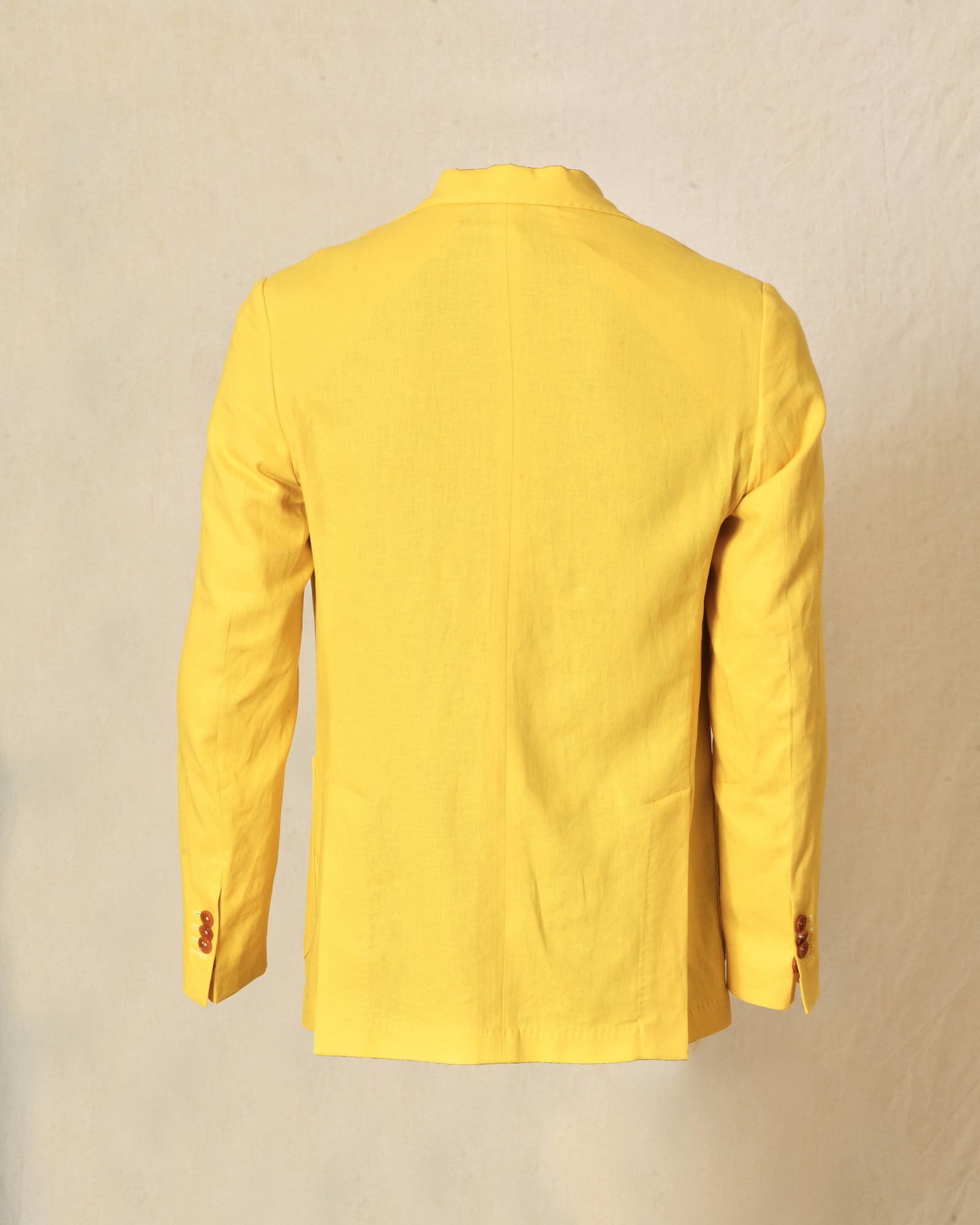 Veste blazer en lin jaune RPL