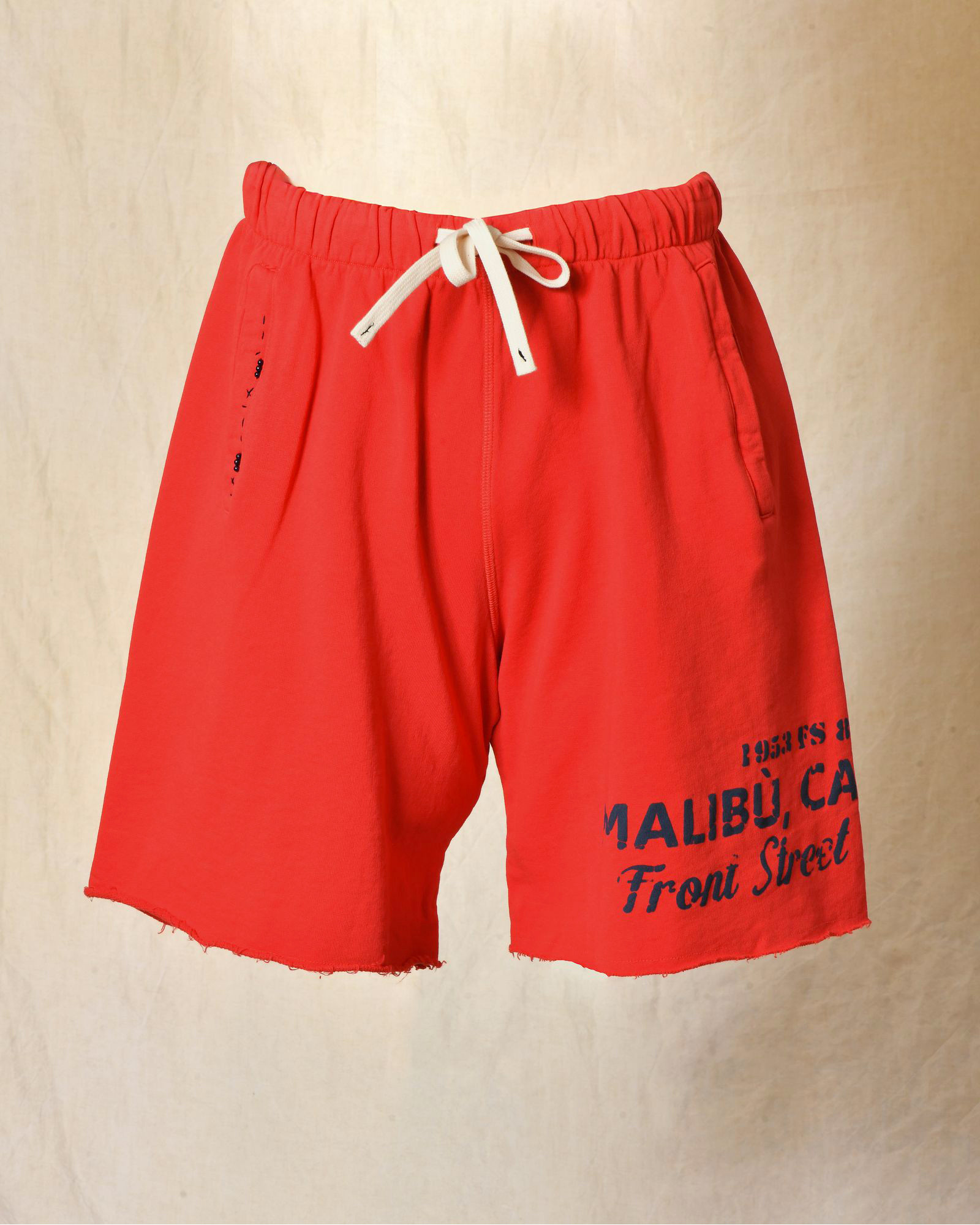 Short de survêtement rouge Front Street