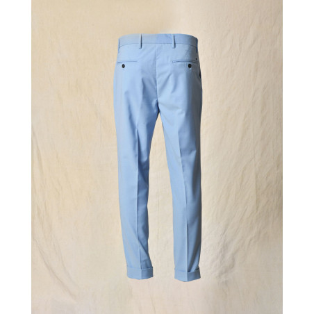 Pantalon à pinces bleu Outfit