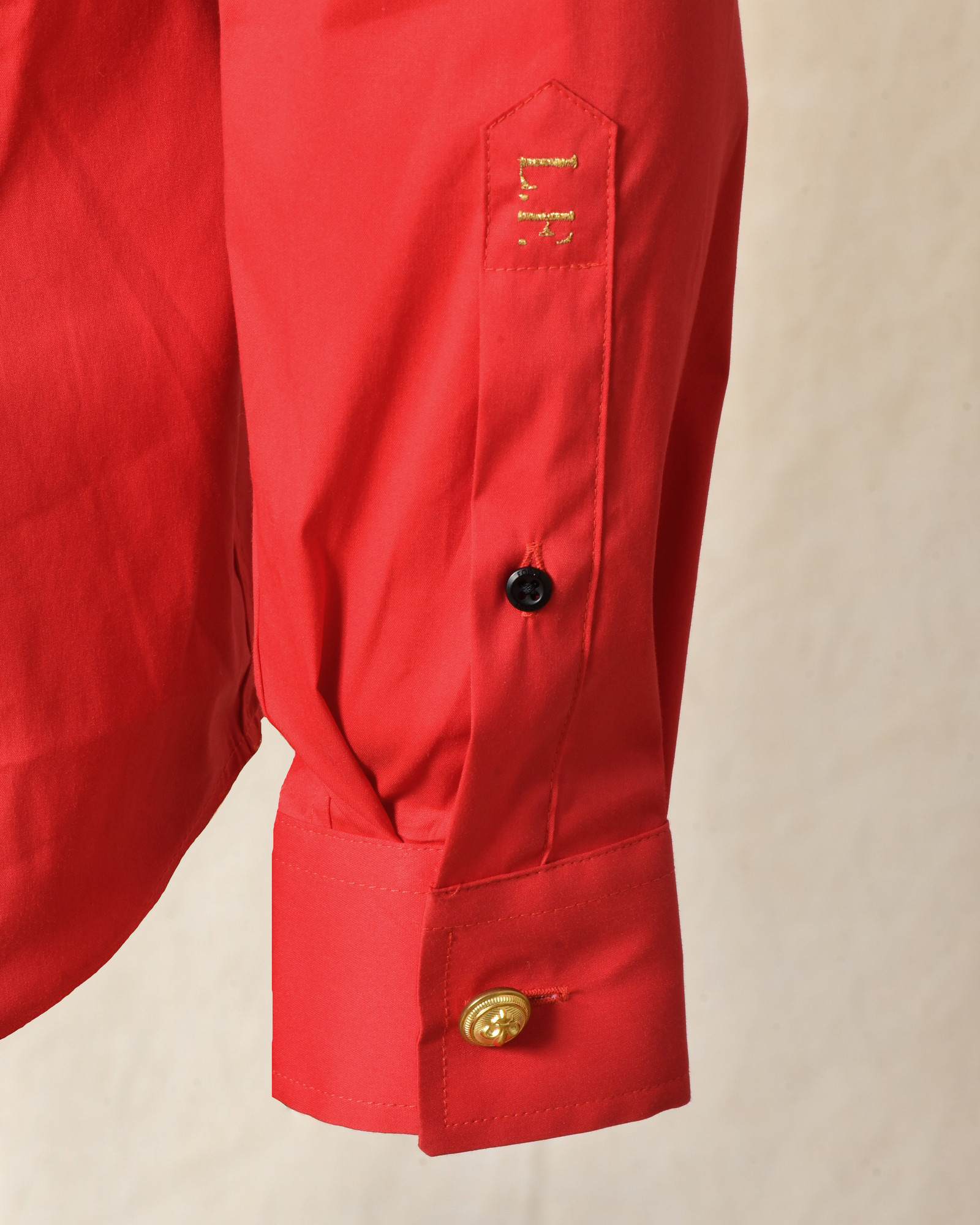 Chemise en coton rouge Lords & Fools