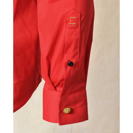 Chemise en coton rouge Lords & Fools