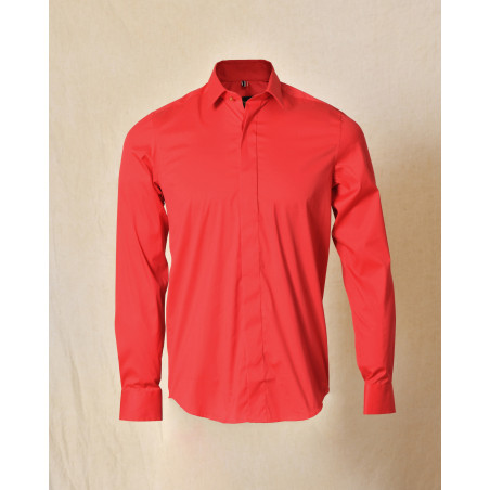 Chemise en coton rouge Lords & Fools