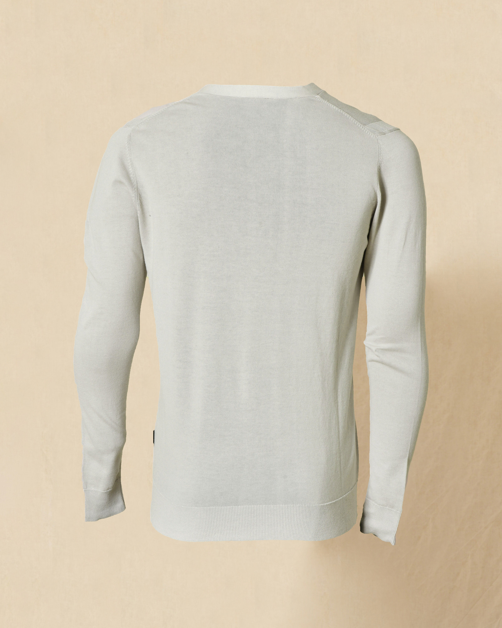 Cardigan en coton gris col V Outfit