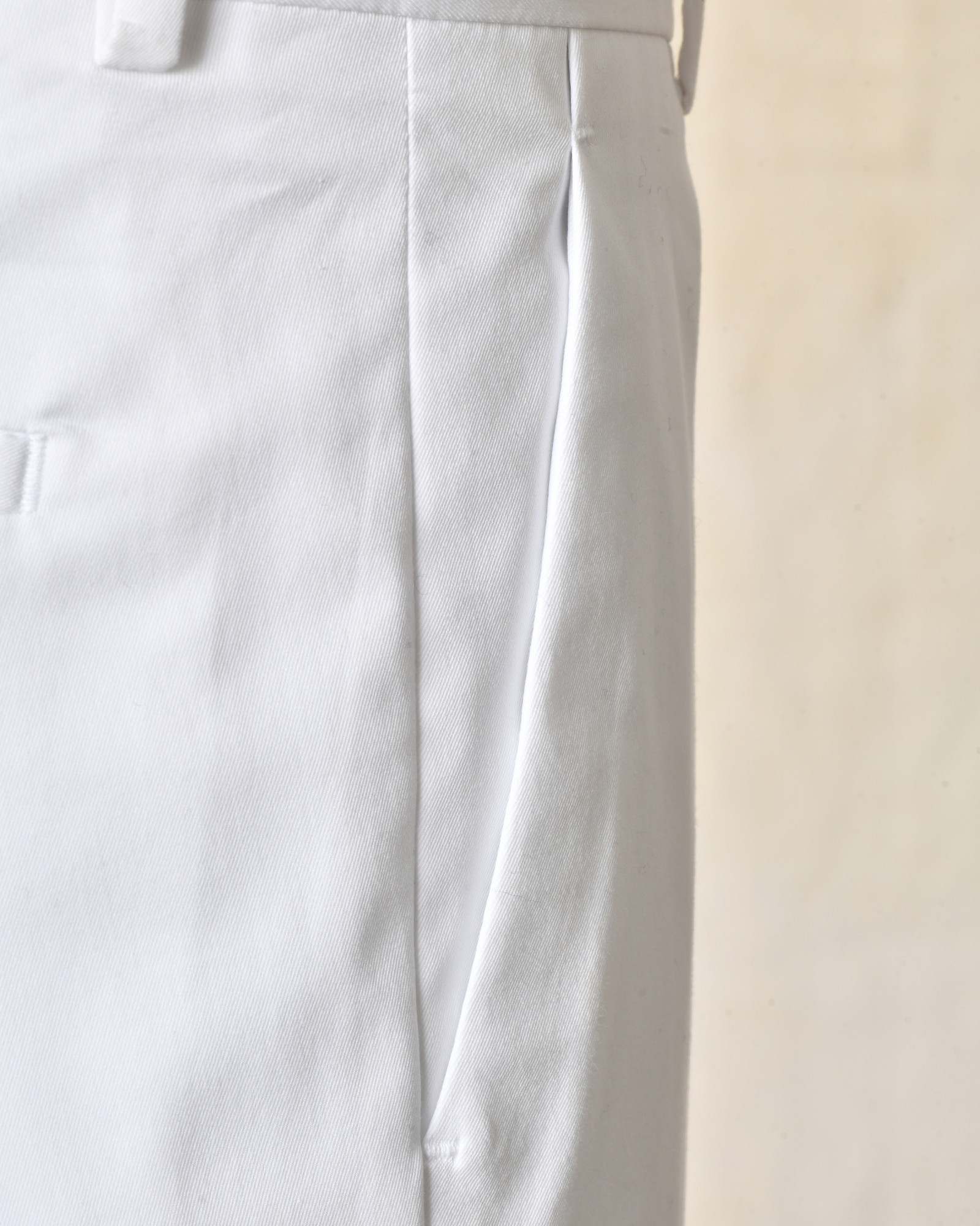 Pantalon en coton blanc RPL