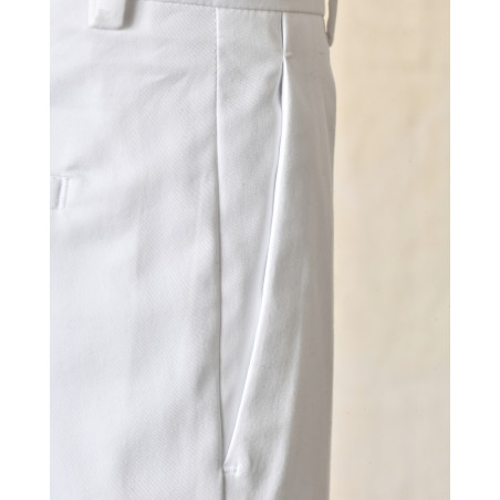 Pantalon en coton blanc RPL