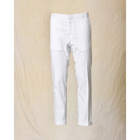 Pantalon en coton blanc RPL