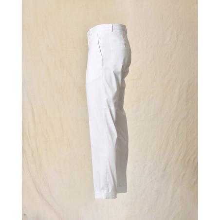 Pantalon en coton blanc RPL
