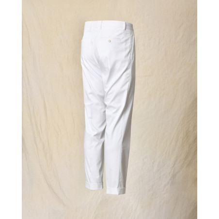 Pantalon en coton blanc RPL