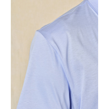 T-shirt col V bleu Outfit