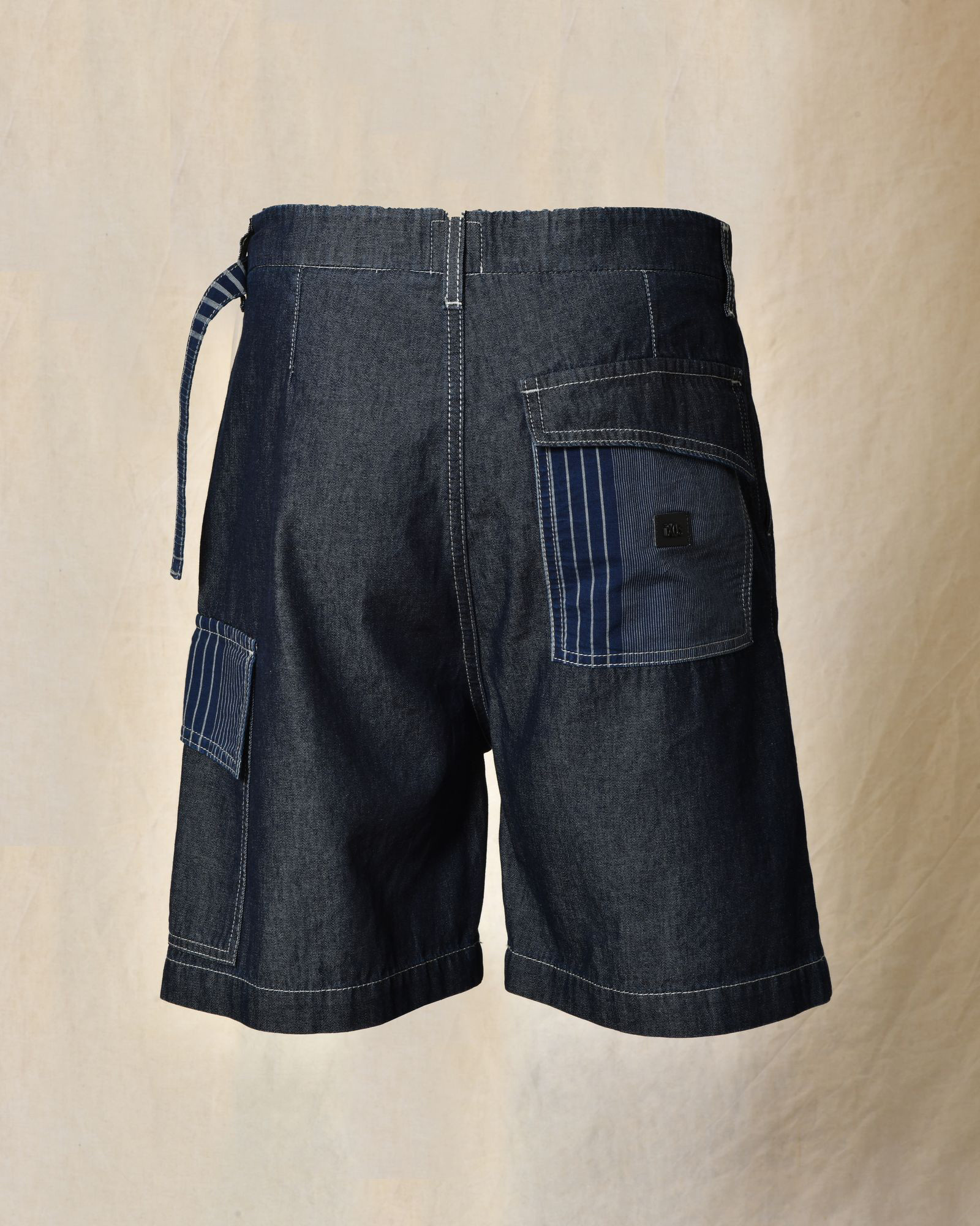 Bermuda en denim bleu Ixos