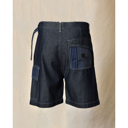Bermuda en denim bleu Ixos