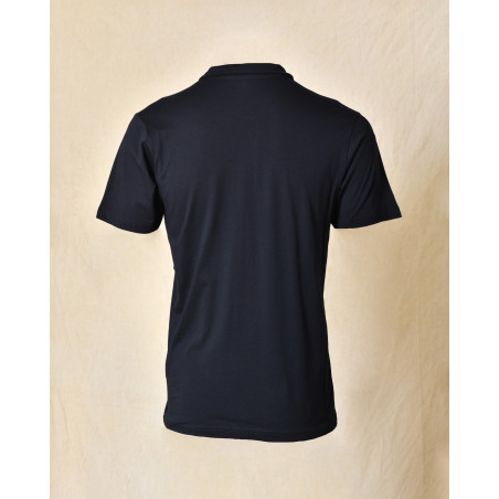 Polo en coton bleu Outfit