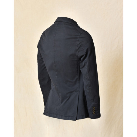 Veste blazer en coton bleu Outfit