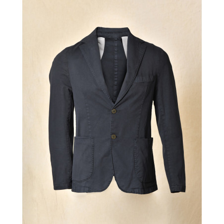 Veste blazer en coton bleu Outfit