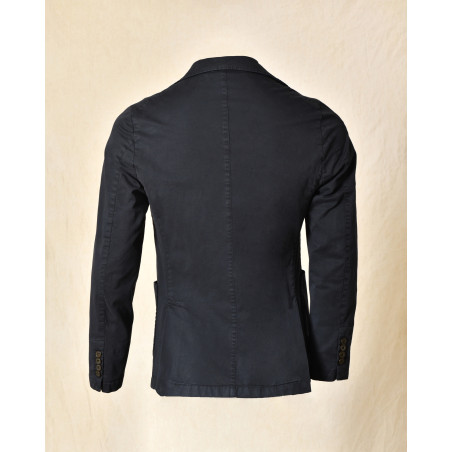Veste blazer en coton bleu Outfit