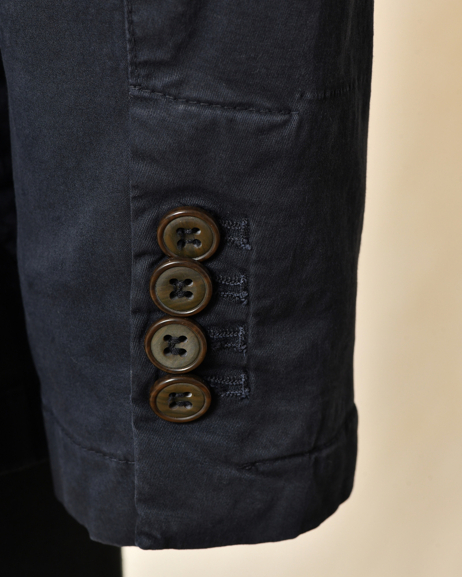 Veste blazer en coton bleu Outfit