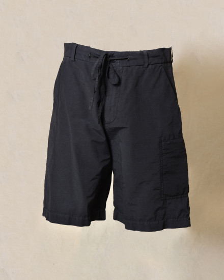 Bermuda en coton bleu Ixos