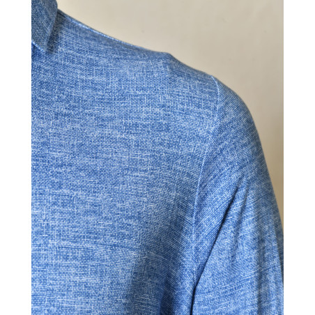 Chemise bleu chiné Blue Industry