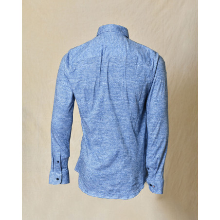 Chemise bleu chiné Blue Industry