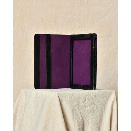 Pochette pour tablette en cuir à rayures multicolores Paul Smith