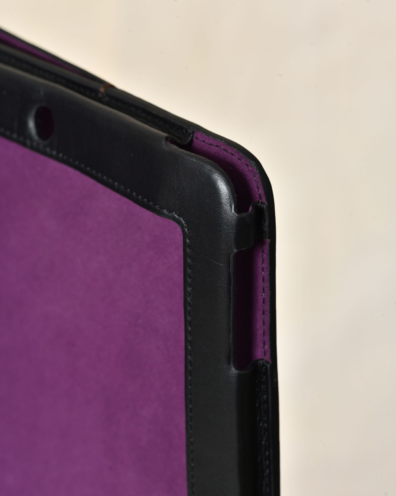 Pochette pour tablette en cuir à rayures multicolores Paul Smith