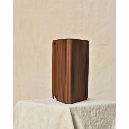 Pochette pour tablette en cuir à rayures multicolores Paul Smith