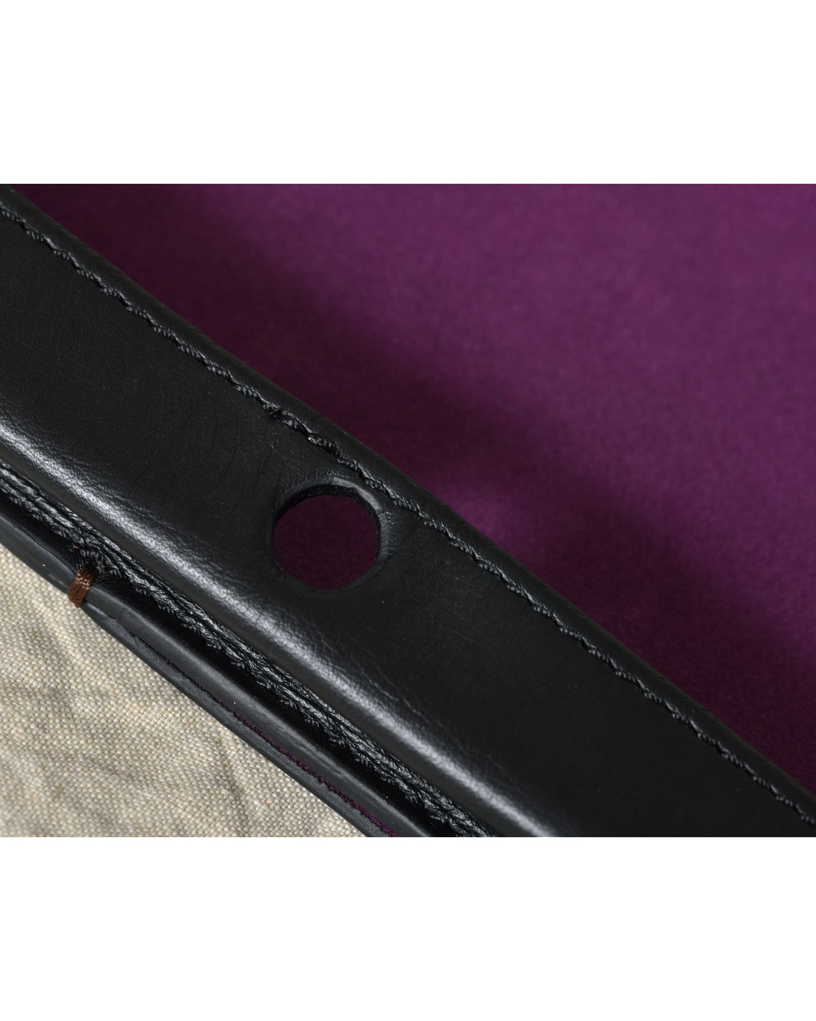 Pochette pour tablette en cuir à rayures multicolores Paul Smith