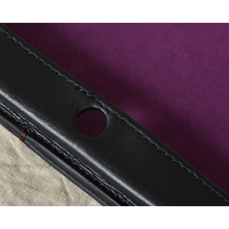 Pochette pour tablette en cuir à rayures multicolores Paul Smith