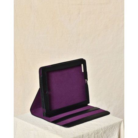 Pochette pour tablette en cuir à rayures multicolores Paul Smith