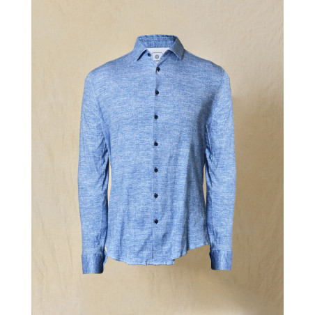 Chemise bleu chiné Blue Industry
