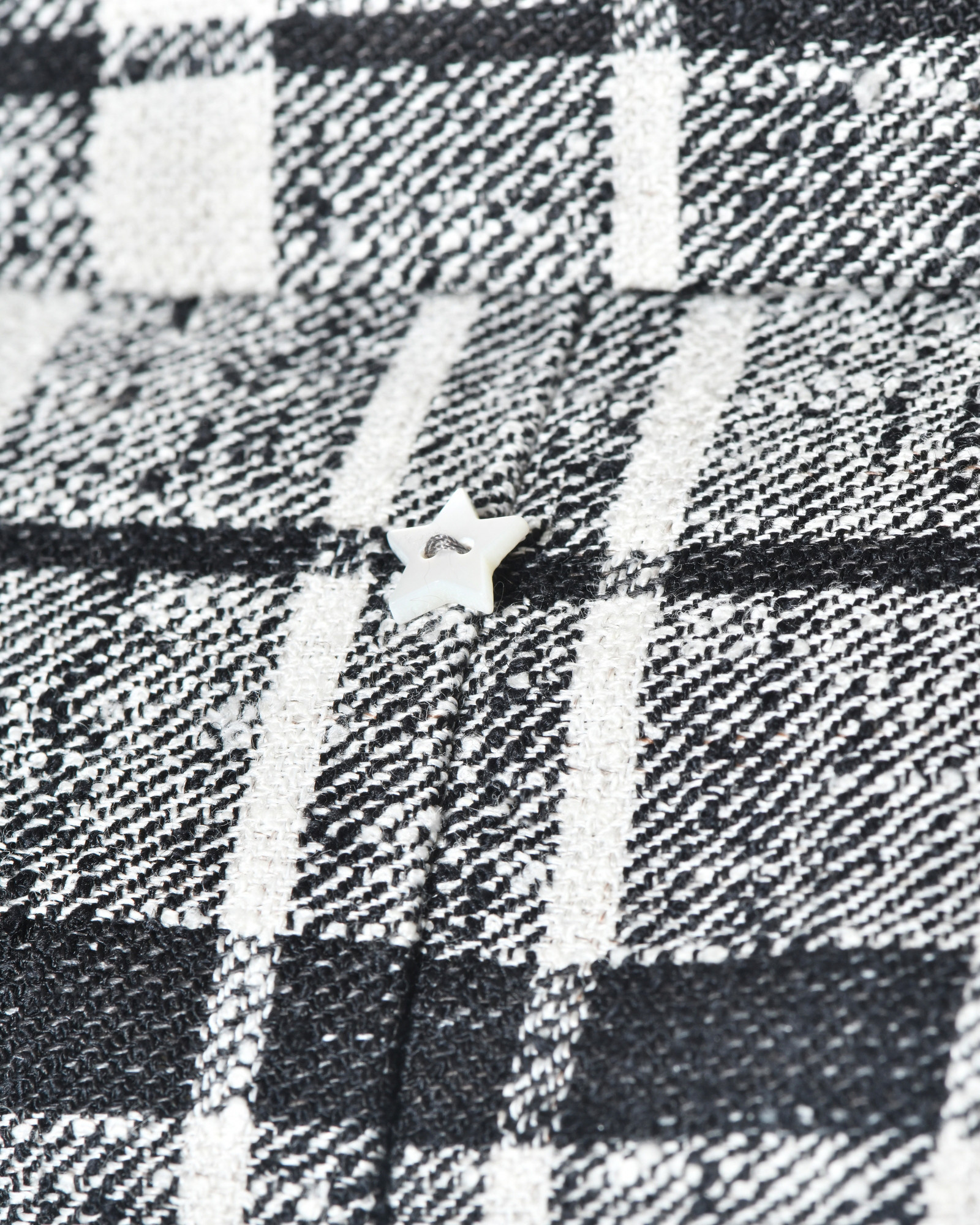 Veste à carreaux en lin Lorena Antoniazzi