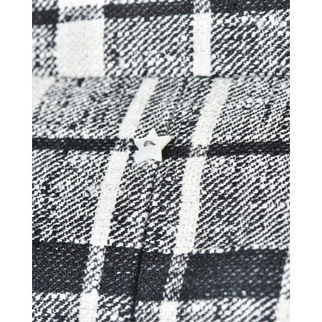 Veste à carreaux en lin Lorena Antoniazzi