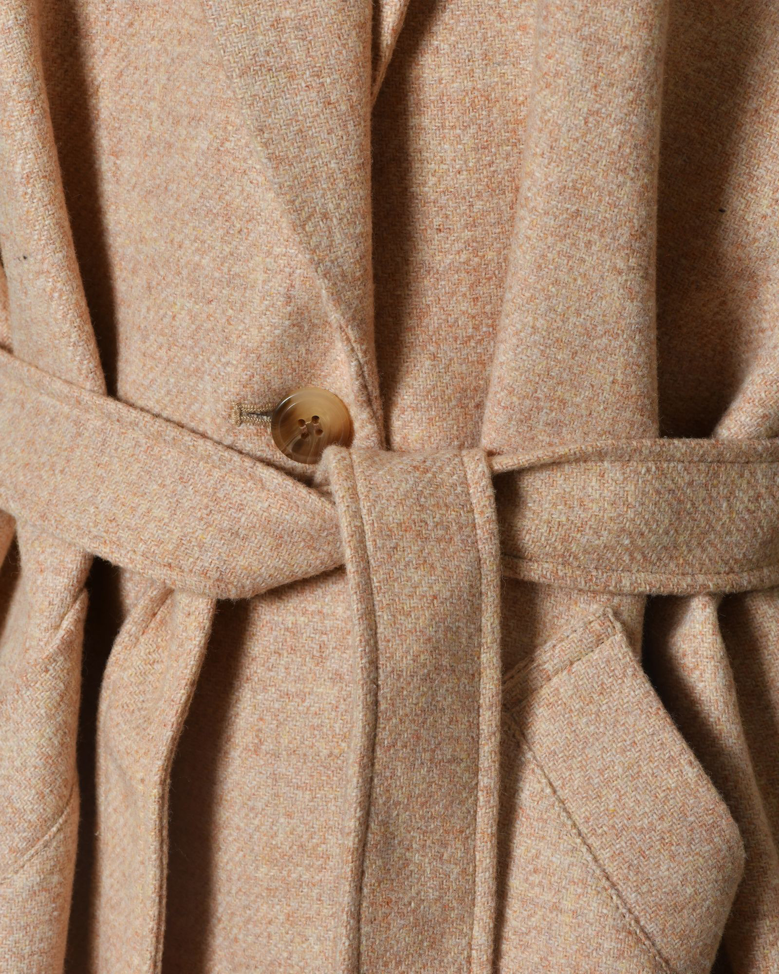 Manteau en laine sans manches beige Bella Jones