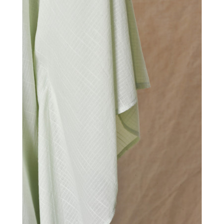 Robe maxi à volants verte Balossa