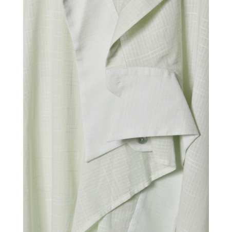 Robe maxi à volants verte Balossa