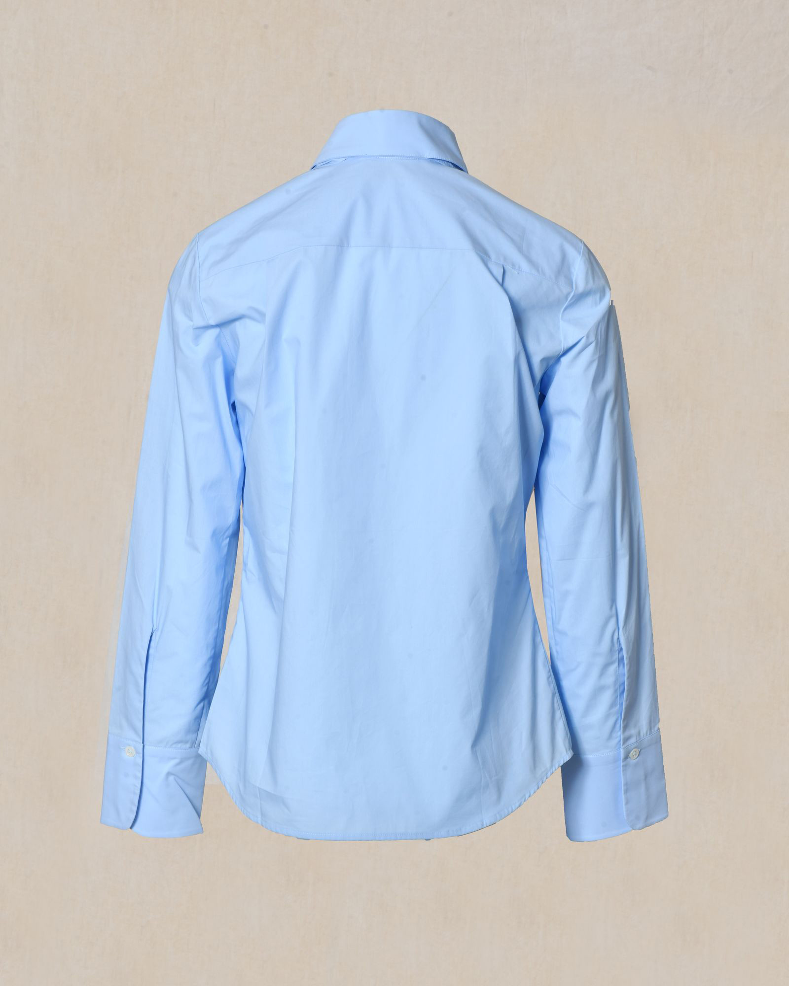 Chemise bleue à cols superposés Balossa